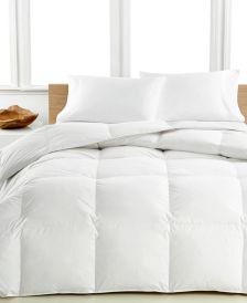 Medium Warmth Down Full/Queen Comforter, Premium White Down Fill, 100% Cotton Cover