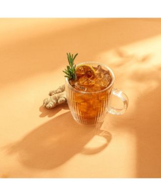 Fluted 13.5oz Coffee Mugs, Set of 2