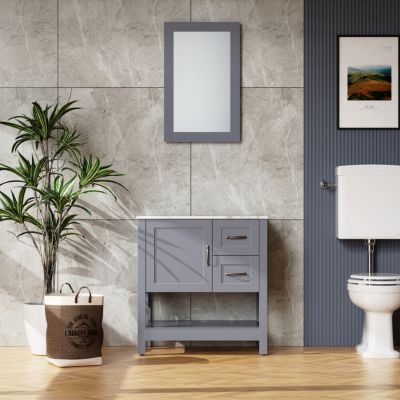 Streamdale 30In  Bathroom Vanity with Mirror And Top Only