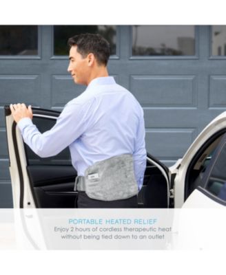 PureRelief Cordless Lumbar and Abdominal Heating Wrap