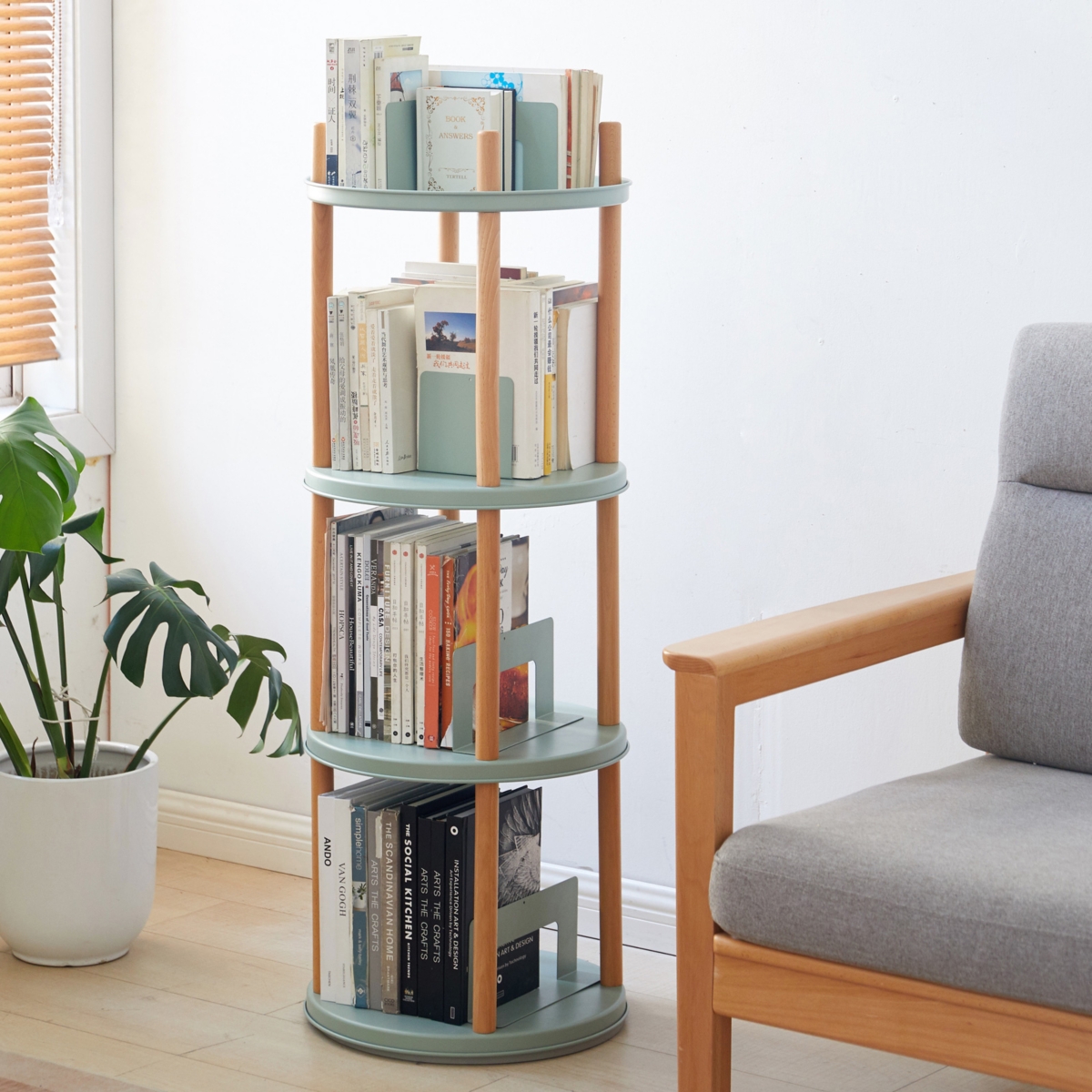 Streamdale Furniture Multifunctional Compact Standing Shelf