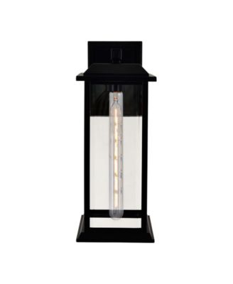 16.4" Metal Blackbridge 1 Light Outdoor Wall Lantern