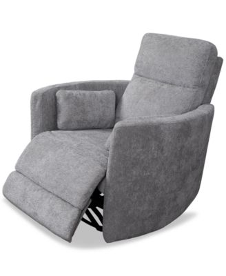 Gardley 38" Fabric Power Swivel Recliner, Created for Macy's