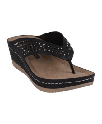 Women's Tiana Embellished Comfort Wedge Sandals