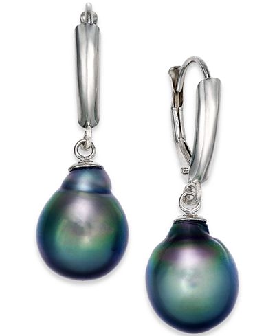 earrings tahitian 10mm 14k pearl drop gold main