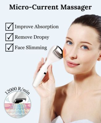 Beauty Facial Care Massager With Stainless Steel Roller