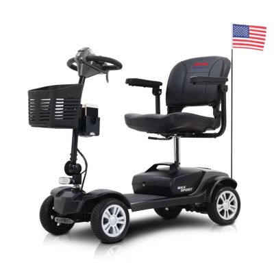Streamdale Max Sport Compact Mobility Scooter with Cup and Phone Holder
