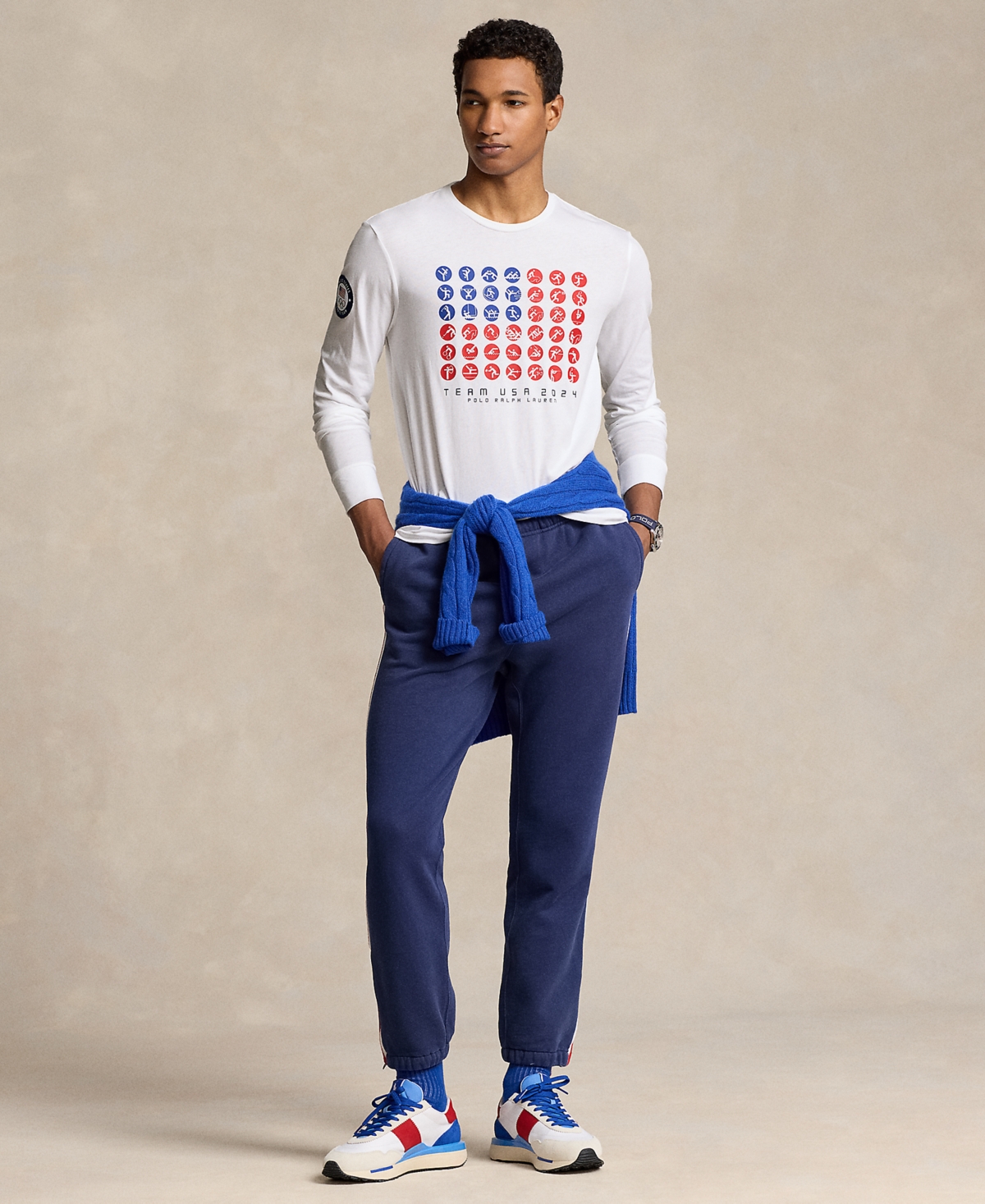Polo Ralph Lauren Men's Team Usa Custom Slim-Fit Graphic T-Shirt