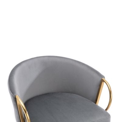 2-Piece 30" Velvet Barstools with Chrome Footrest