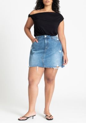 Women's Asym Twist Sleeve Top