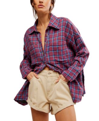 Free People - Women's Cardiff Plaid Shirt