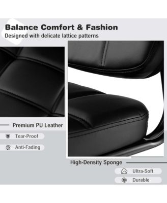 Waiting Room Chair Set of 2 Upholstered Guest Conference Chair with Armrest