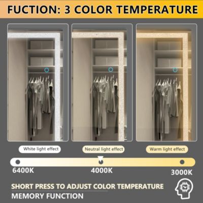 LED Mirror Lamp With Lights