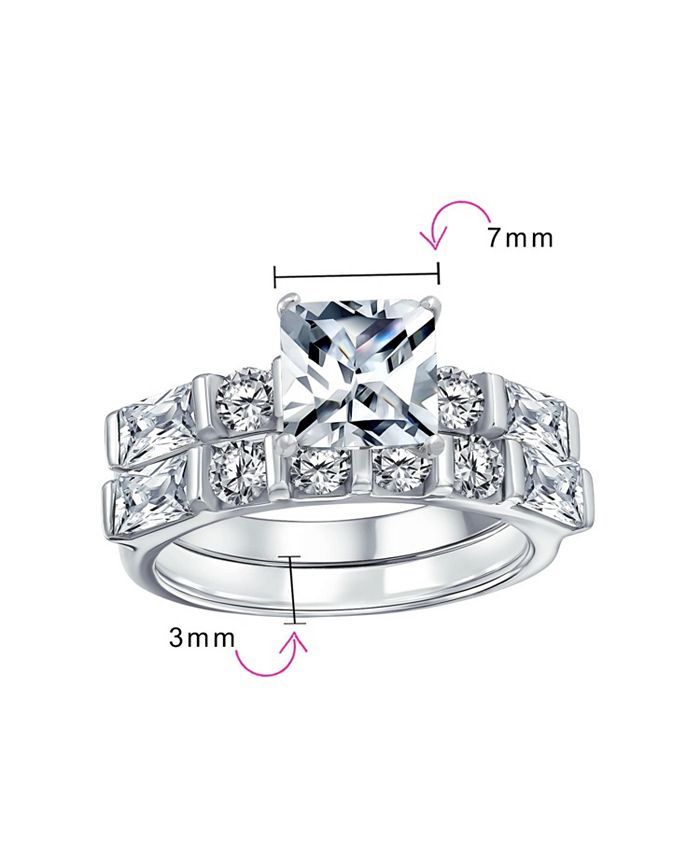 Women's Pink Purple White CZ Ring – 925 Silver Engagement Wedding Band, AAA Cubic Zirconia
