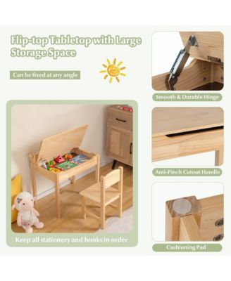 Toddler Multi Activity Table with Chair Kids Art & Crafts Table