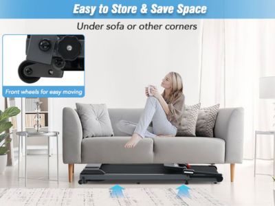 Streamdale Folding Treadmill with Speaker - 2.5HP 265Lbs Capacity