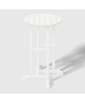 Outdoor Patio Counter Height Bar Stools Bistro Bar Table 4-Piece Set