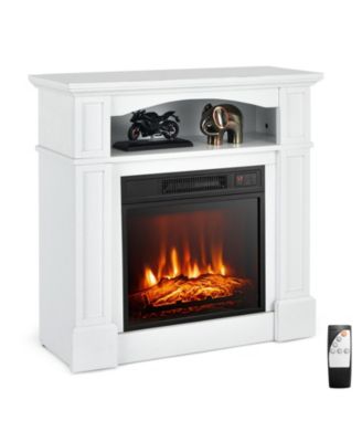 1400W Electric Fireplace TV Stand with Shelf