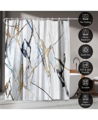 Abstract Shower Curtain by PI Creative Art, 71" x 74"