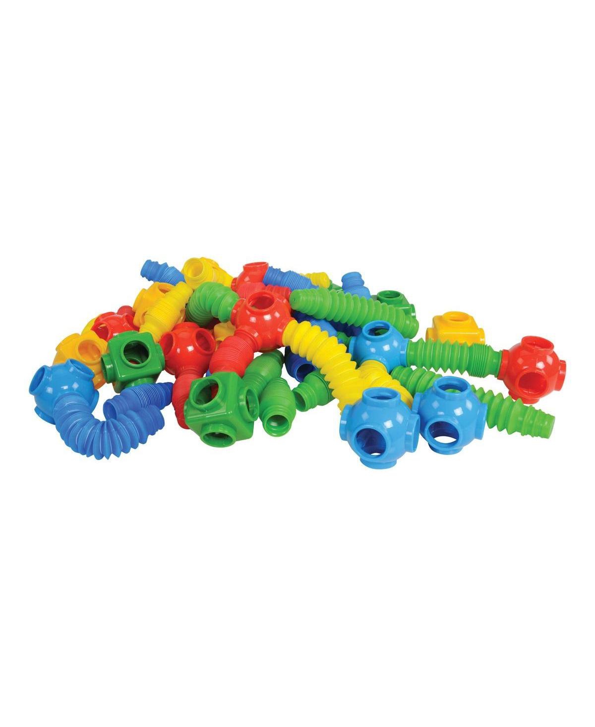 Joyn Toys Stretch Tubes & Connectors Set - 60 Pieces - Assorted pre-pack