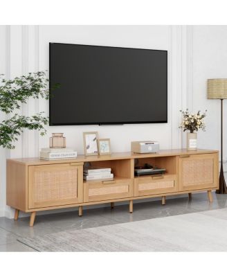 Modern Farmhouse TV Stand for 85" TVs