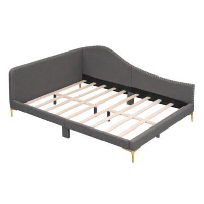 Streamdale Upholstered Full-Size Daybed with Armrest