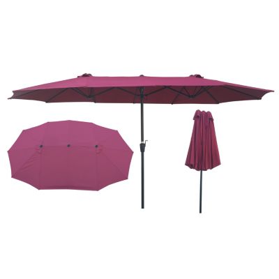 Streamdale 15' X 9' Double-Sided Patio Umbrella Outdoor