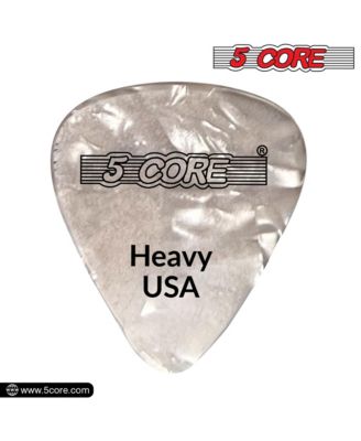 Guitar Picks 12 Piece 0.96mm Celluloid Heavy Gauge Pick for Acoustic Electric Bass Guitar Natural Feel Warm Tone Puas Para Guitarra