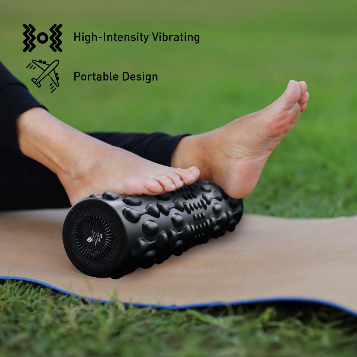 Pursonic High-Intensity Vibrating Foam Roller for Deep Muscle Relief