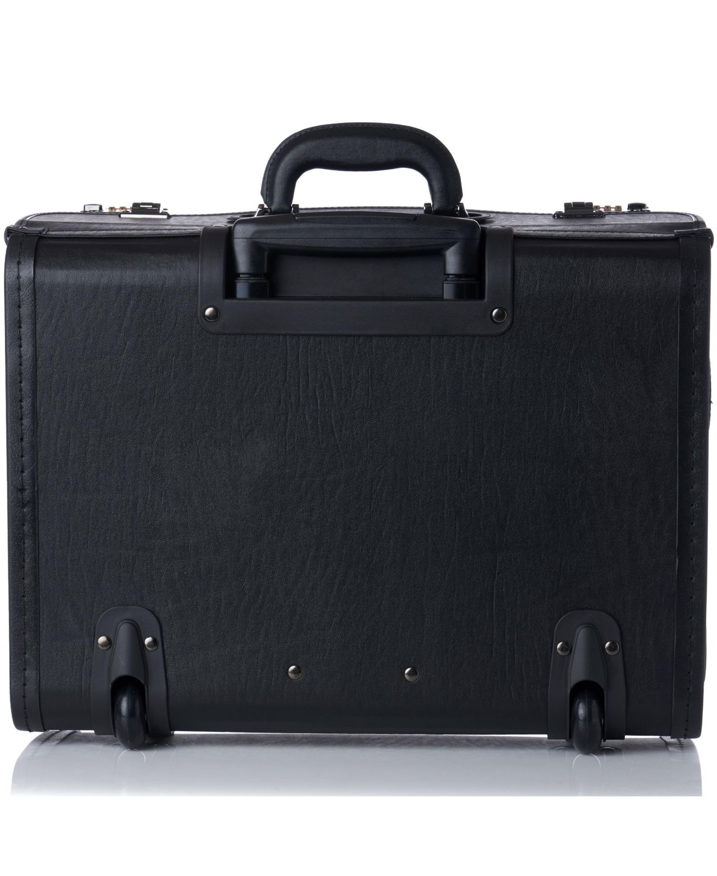 Сумка Alpine Swiss 19 Wheeled Briefcase Rolling Case Sales Sample Pilot Lawyer Attache, цвет: Чёрный — фото 8