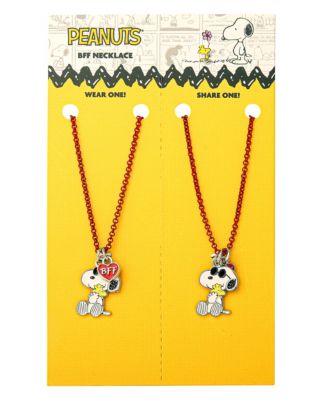 Snoopy and Woodstock BFF Fashion 2 Pc Necklace Set