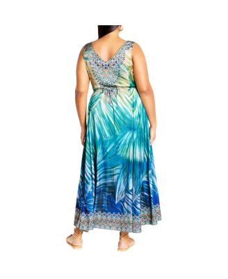 Plus Size Afterglow Maxi Dress