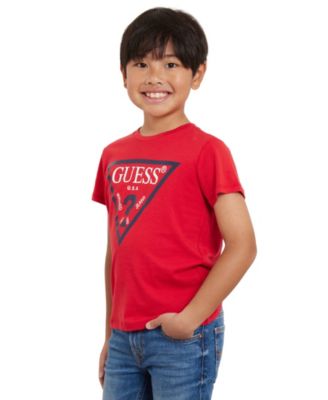 Big Boys Soft Jersey Short Sleeve Classic Logo T-shirt