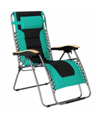 Oversize Folding Adjustable Padded Zero Gravity Lounge Chair