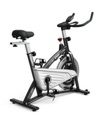 Indoor Exercise Bike with Heart Rate Sensors and Digital Monitor for Home Workouts