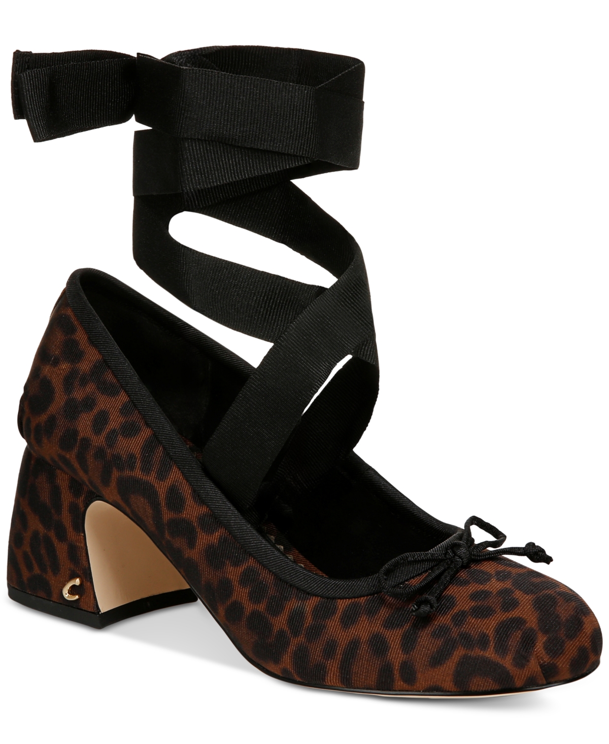 Circus Ny by Sam Edelman Della Lace-Up Block-Heel Ballet Pumps