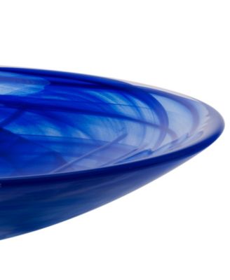 15" Contrast Dish Blue Serve Ware 