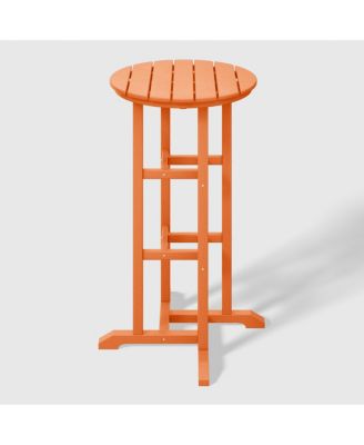 Outdoor Patio Bar Height Table and Bar Stool 4-Piece Dining Set