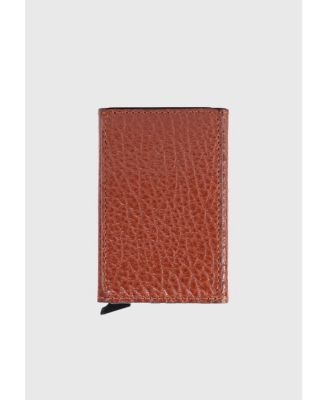 Men's Genuine Leather Venous Pattern Card Holder
