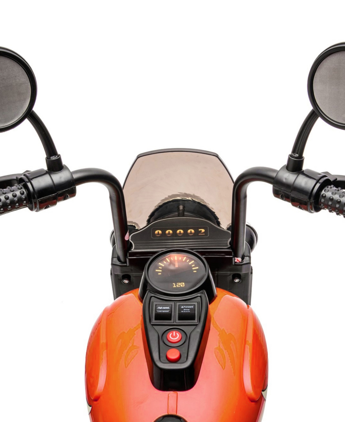 Freddo 12v Cruiser 1-seater Motorcycle In Orange