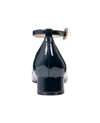 Women's Lexy Ankle Strap Low Block Heel Pumps