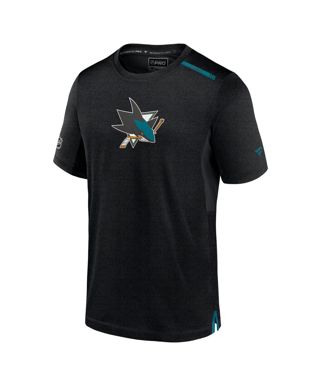 Fanatics Men's San Jose Sharks Authentic Pro Performance T-Shirt - Black