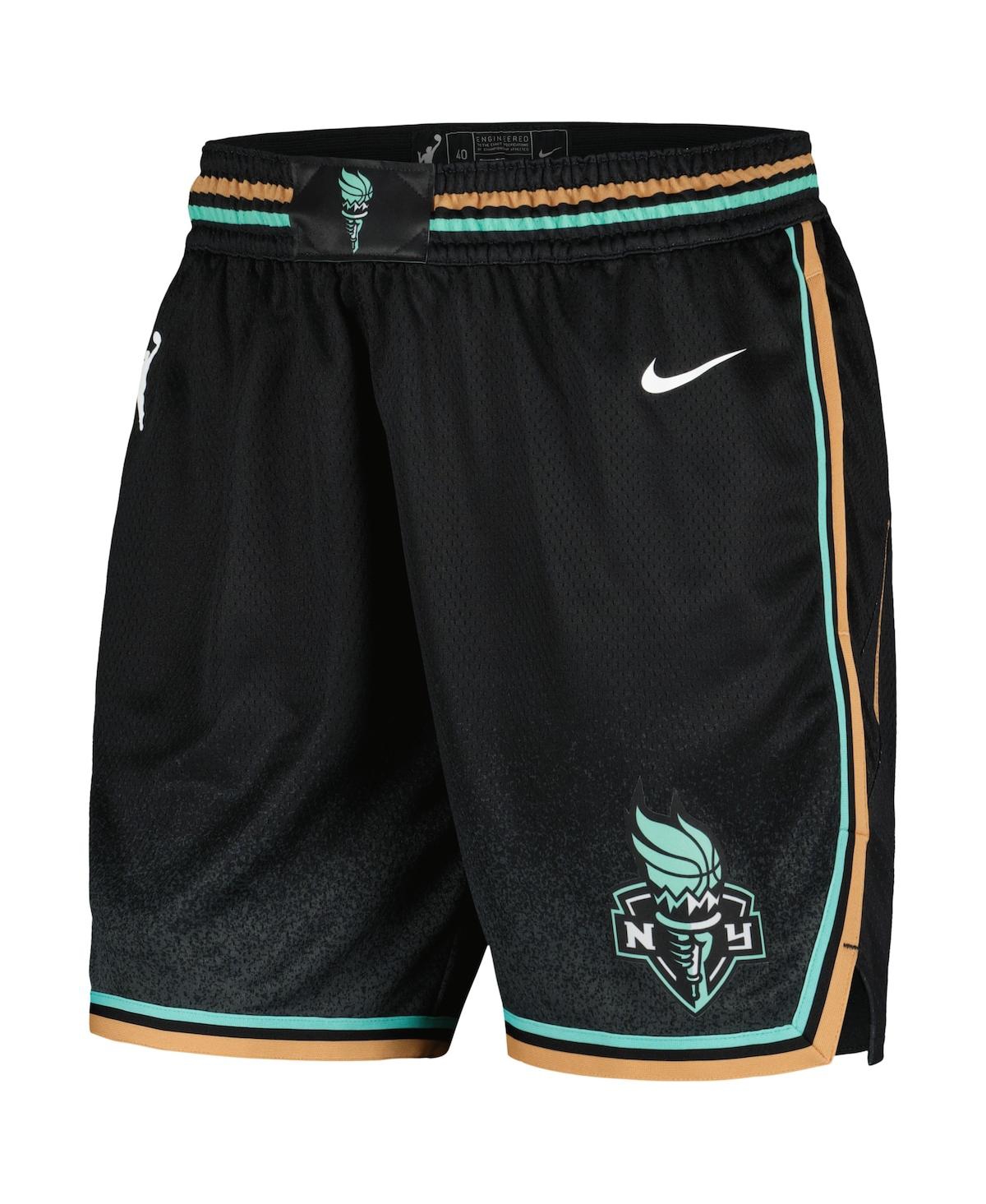 Nike Women's New York Liberty On-court Victory Performance Shorts In Black