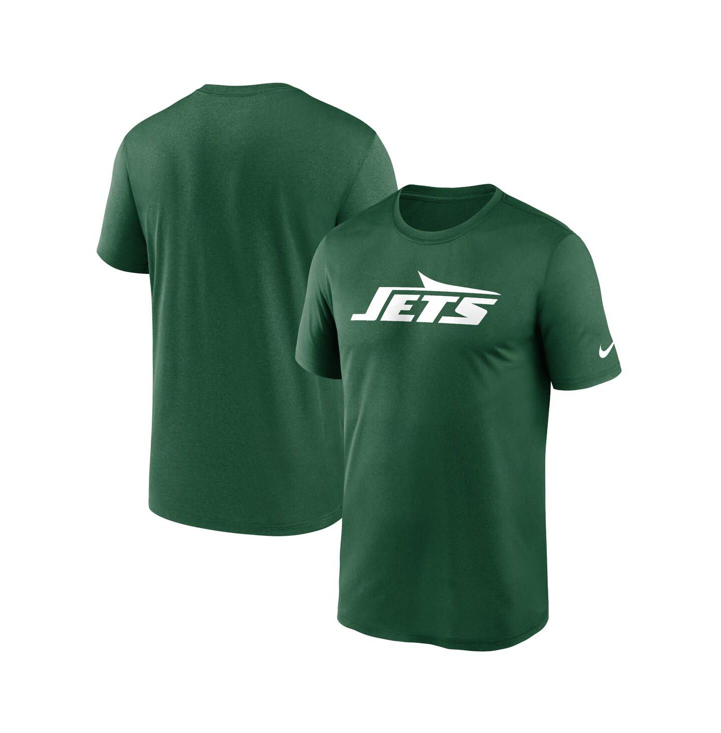 Мужская футболка Nike New York Jets Primetime Legend Wordmark Performance — фото 1