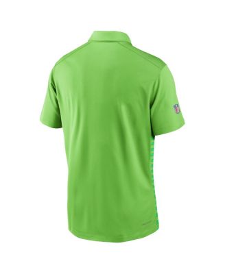 Men's Neon Seattle Seahawks 2024 Sideline Victory Performance Polo