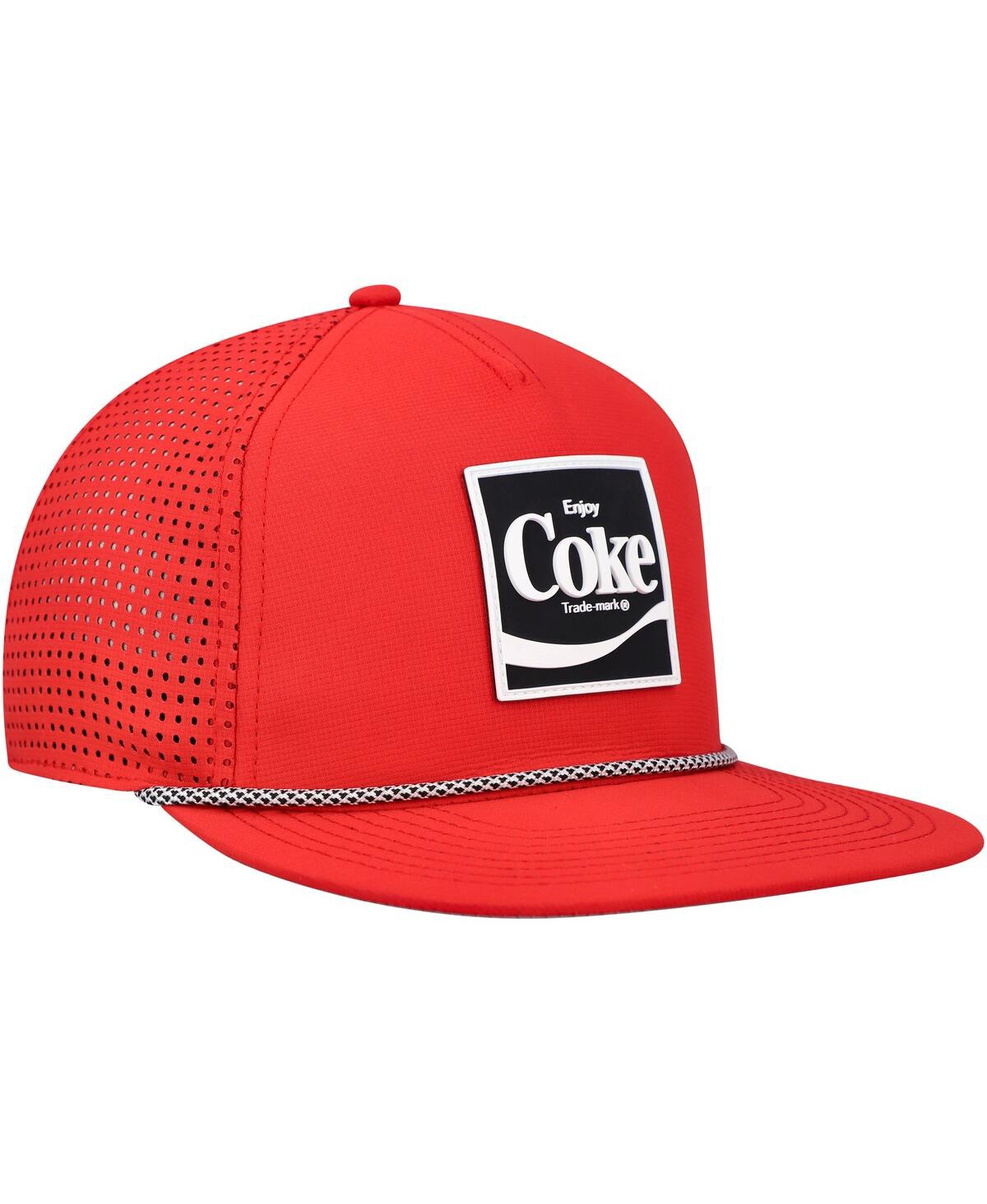 AMERICAN NEEDLE MEN'S RED COCA-COLA BUXTON PRO ADJUSTABLE HAT 