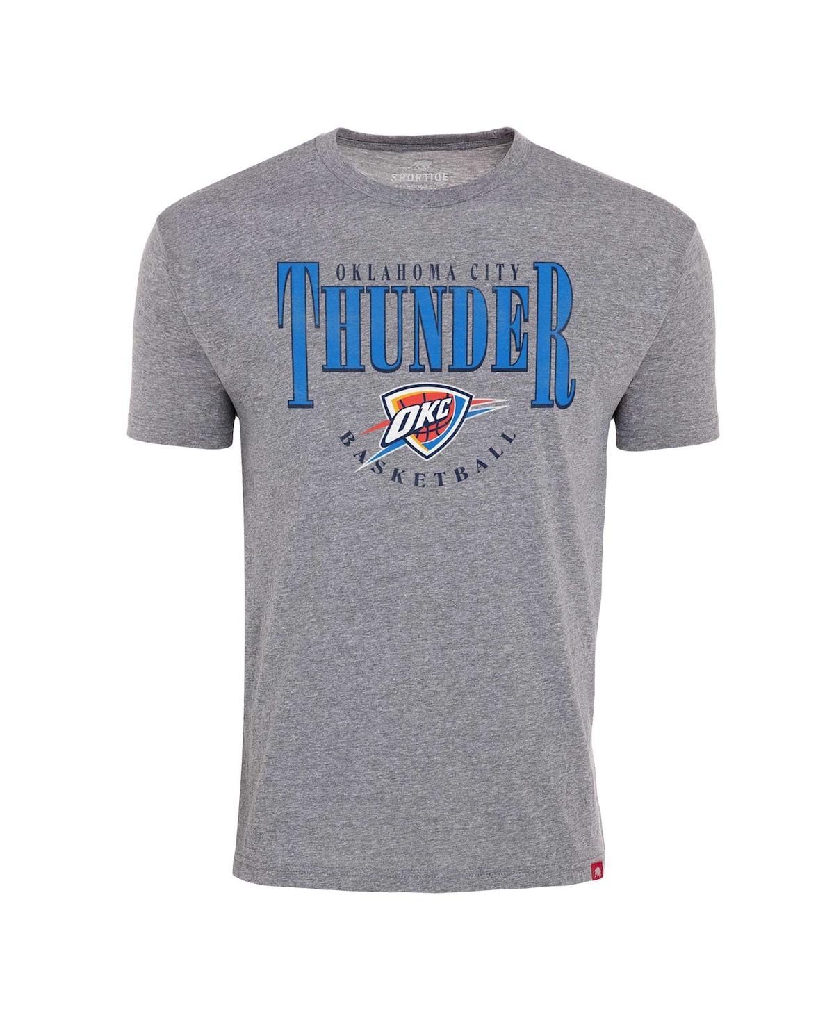 Sportiqe Men'sOklahoma City Thunder Comfy Tri-Blend T-Shirt - Gray
