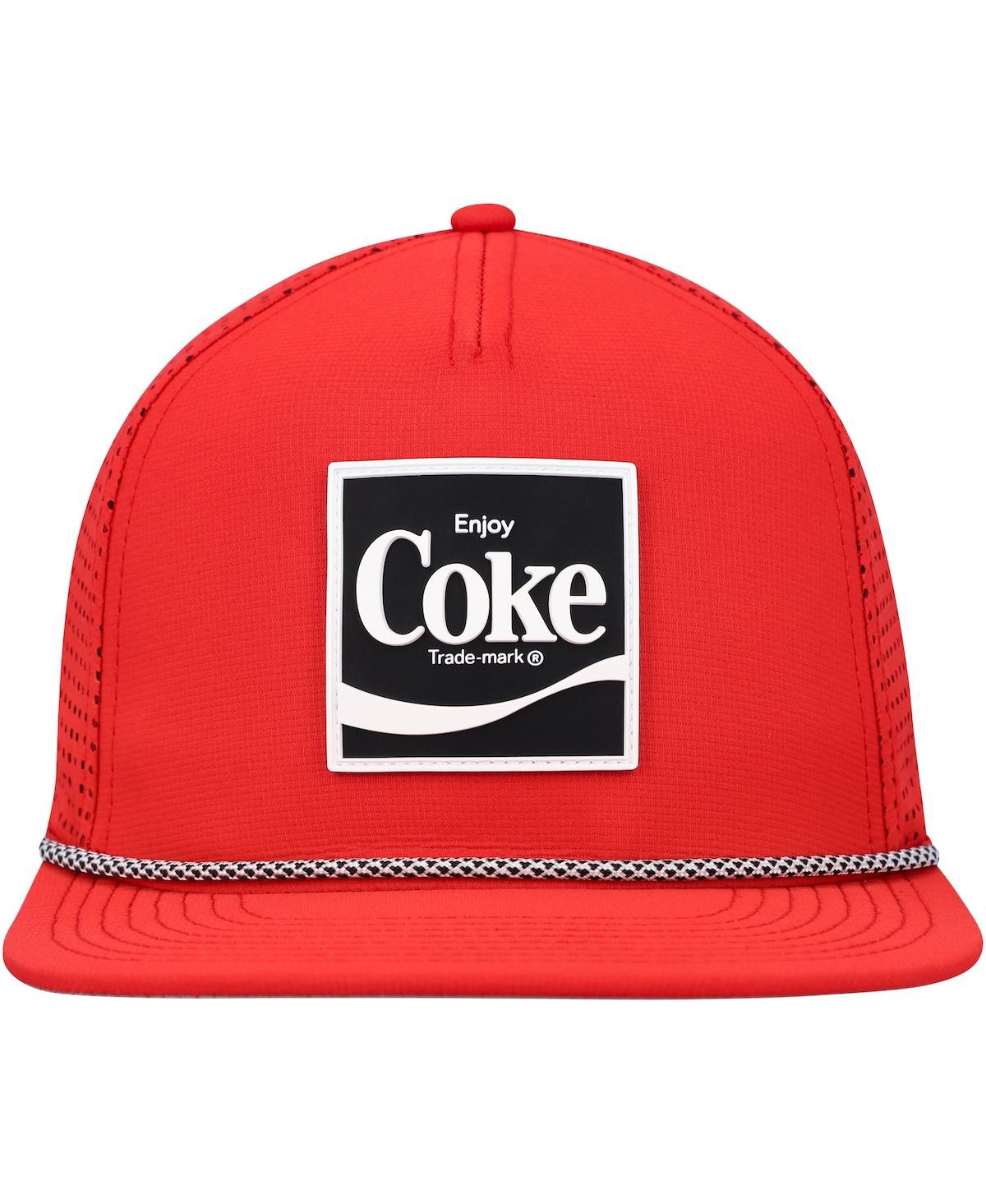 AMERICAN NEEDLE MEN'S RED COCA-COLA BUXTON PRO ADJUSTABLE HAT 