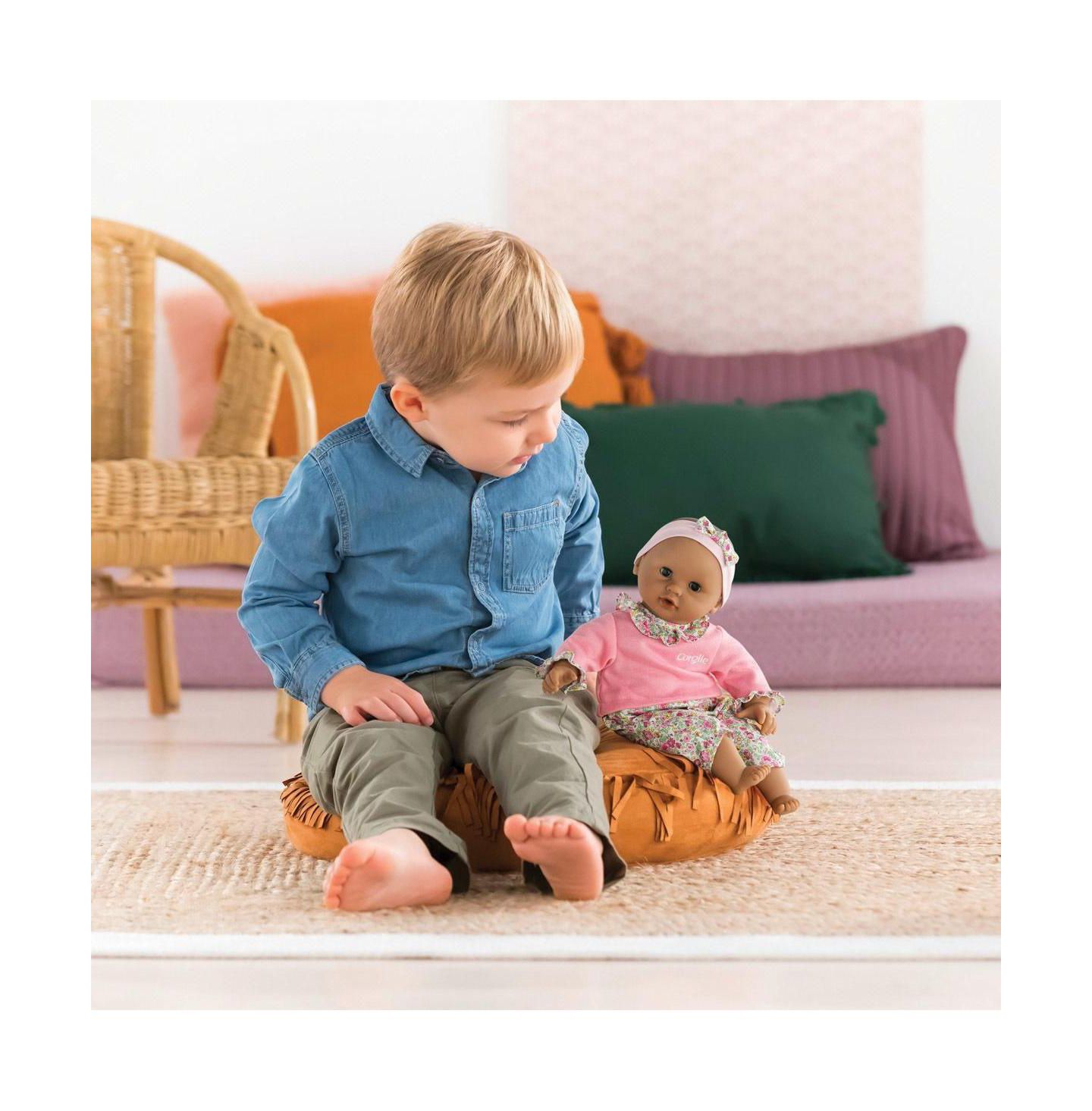 Детская кукла Corolle Maria 12" Soft Poseable Baby Doll with Open/Close Eyes and Vanilla Scent, Ages 18 months+ — фото 6