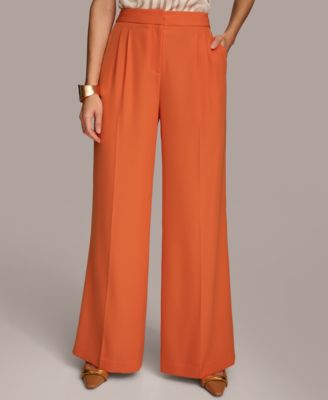 Donna Karan New York - Women's Wide-Leg Pleat-Front Pants